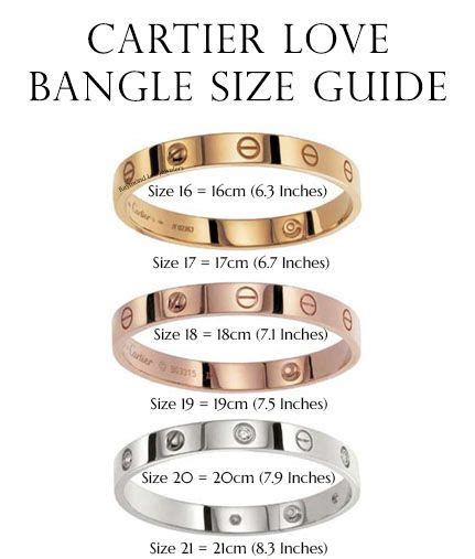 cartier sizing chart.